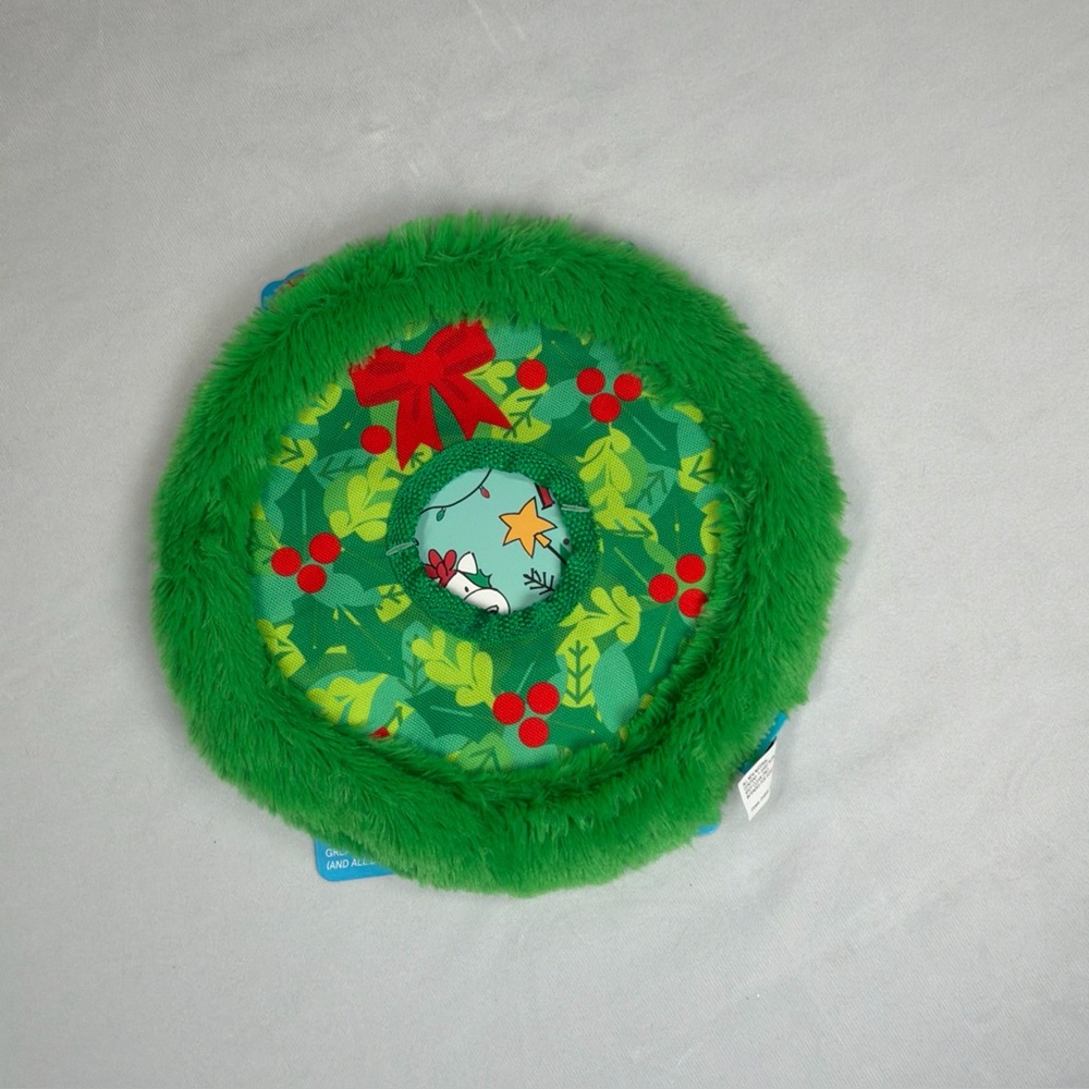 Bark Deck The Howls Wreath Toss T-Shirt Rope Crazy Crinkle Dog‎ Toy